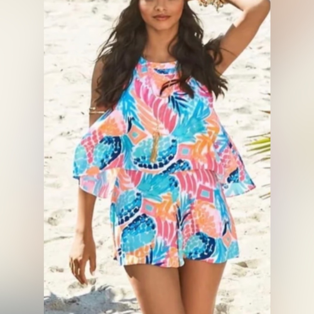 Lilly Pulitzer Edona Romper in size 00